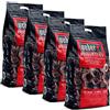 SOLU Kit 4 Borse di bricchette da 8kg | 4 Sacchi Carbone per Barbecue | Carbonella combustibile 4 Pezzi