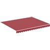 vidaXL Tessuto di Ricambio per Tenda da Sole Rosso Borgogna 3x2,5 m