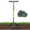 Generico Strumento di aerazione per Prato | Manual Aerating Tool - Aeratore a carotaggio per Tappeto erboso con Design a Molla e Dotato di 17 Punte in Acciaio,per Aerazione e Giardino