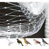 Songhp Rete Anti Uccelli 2.5cm Maglie Piccole Rete per Uccelli in Nylon da Giardino, Rete Anti Piccioni da Balcone, Resistente Rete Protettive per Orto Frutteto Frutta e Piscina