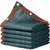 DGSFES Rete Ombreggiante con Occhielli 85% Protezione UV - Telo Ombreggiante Traspirante HDPE 5X10m per Serra, Balcone, Giardino, Pergola