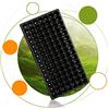 BESPORTBLE Vassoio Semenzaio 105 Fori PVC Nero 10 Pezzi per Germogli