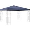 QUICK STAR Quick-Star - Tetto di Ricambio per Gazebo, 3 x 3 m, Colore: Grigio
