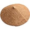 Gdfnmogo Dischi in fibra di cocco - Tappetino naturale per pacciamatura resistente all'acqua per vasi, giardini e piante da interno, confezione da 3, diametro 20-60 cm (0,6-0,8 cm di spessore, 37 cm)