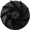 Generic 125 0494 Ventola con Girante Vac, ABS Nero, Ricambio per Soffiatore Elettrico, Parti Dell'aspirapolvere del Soffiatore per Foglie