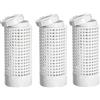 Daaxing 1/3 compostiere ventilato per vermi da fattoria, 30,5 x 15,2 x 15,2 cm, con coperchio, per rifiuti alimentari e compost, per esterni, per giardino (3 pezzi)