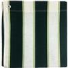 Sicignano Casalinghi Ingrosso Casalinghi Sicignano | Tenda da Sole Oscurante da Esterni in Cotone a Righe - Ganci Inclusi - per Ambienti Esterni Balcone Veranda (Verde/Bianco, 150x290 cm)