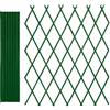Virsus 1 Traliccio Estensibile in PVC 1715, misura 100x200 cm, per sostegno a muro di fiori e pianti rampicanti, per decorazione esterni pannello recinzione giardino, terrazzo Vari Colori (verde)