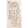 ATMOSPHERA CREATEUR D'INTERIEUR - Tappeto hopscotch per bambini 150x80cm