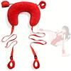 WYDGLSJC 1 giocattolo del cuscino della gamba in bundle, cinghia regolabile della coscia e protezione della mano staccabile, giocattolo del gioco, tracolla di coppia