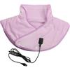 Generic Sciarpa elettrica scalda collo e spalle 45 x 30 cm viola double face oro visone velluto collo spalla cuscino riscaldante collo elettrico 3 impostazioni di calore spalle avvolgere pad riscaldamento