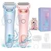 Gienslru The Glide Pro 3.0, Duskofficial Razor, Dusk Official Rasoio elettrico, Dusk Official Electric Razor, Glide Pro 3.0, impermeabile, uso bagnato e asciutto, per ascella, gamba (mix)