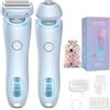 Gienslru The Glide Pro 3.0, Duskofficial Razor, Dusk Official Electric Razor, Dusk Official Electric Razor, Glide Pro 3.0 Rasoio elettrico impermeabile, uso bagnato e asciutto, per ascella, gamba (blu)