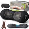 NNBWLMAEE Theraback Terapia per la schiena 3 in 1, Nuovo massaggiatore per la schiena Theraback 3 in 1 per alleviare il dolore, massaggio per la sciatica con trazione (Black)