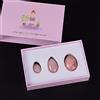 MYMEO Set di uova di Yoni al quarzo rosa naturale Kegel ginnico palle massaggiatore palla simulatore, tipo 7