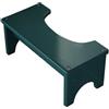 BAMFY Bambù Sgabello Da Toilette Sgabello Per Adulti, Sgabello Per Cacca Per Il Bagno Con Base Antiscivolo Sgabello Per Wc Per Bambini Sgabello Con Piede Per Cacca(Verde)