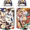 GALSOR Protettivo Per PS5 Skin Disc Edition Anime Console E Controller Vinile Cover Wraps Per PS 5 Version 29087 Senza Bolle E Senza Residui