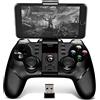 Sconosciuto ipega 9076 Gamepad Bluetooth con supporto ricevitore wireless 2.4 G - nero