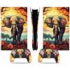 YLMKMVLCZC Pelle Decalcomania Per PS5 Slim Skin Digital Edition Console E Controller Vinyl Cover Skins Wraps Resistente Ai Graffi Compatibile Con 19953 Avvolgimento Della Pelle