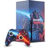 Head Case Designs Licenza Ufficiale EA Bioware Mass Effect Arte Chiave Grafiche Leggendarie Pacchetto Console Da Gioco Wrap E Pelle Per Controller Compatibile con Xbox Series X