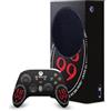 Head Case Designs Licenza Ufficiale AC Milan 1899 smisurato Arte Pacchetto Console Da Gioco Wrap E Pelle Per Controller Compatibile con Xbox Series S Console & Controller Bundle