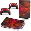 GALSOR Protettivo Decal Skin Per PS 5 Disk Edition Console 2 Controller Vinile Cover Wraps Per PS5 Disc Version 49153 Senza Bolle E Senza Residui
