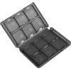 Fockety Custodia per Carte da Gioco Ecologica 28 in 1 Scatola di Protezione delle Dimensioni Esatte per 3DS DSL DSI LL per gli Appassionati di Giochi (BLACK)