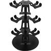GOWENIC Supporto per Controller di Gioco Supporto per Decluttering Efficiente Scrivanie per Giocatori Girevole a 3 Livelli in Lega di Alluminio per Sale da Gioco, Soggiorni