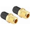 SALALIS Valvola di Riempimento del Compressore D'aria in Ottone di Alta qualità per Serbatoio 1/8 NPT MPT 2 Pezzi per Meccanici di Officina
