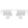 Zhixteu Kit di Tasti per AYN Thor, Accessori per Pulsanti di Modding per Console di Gioco, Versione con Presa Migliorata (1 paio) (bianco)
