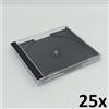 Multimedia Tray 25x NUOVA Playstation 1 Box PS1 PSX PSOne | Custodia vuota | Custodia sostitutiva | Custodie vuote | Custodie sostitutive | Custodie per giochi | vuota scatola di ricambio | 25 pezzi