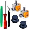SOSS GAMING® Kit di aggiornamento per joystick effetto Hall per controller Dualsense Playstation 5, corregge joystick drift, rotti e allentati (confezione da 2)