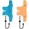 Generico 2Pcs Gamepad cinturino da polso per Switch 2 per Joy-con maniglia Anti-Lost cinturino controller cinturino da polso per Switch 2 Accessori (Arancione-Blu)