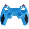 JZ Fire Anti-Slip PS5 Controller Caso, Morbida Gomma Caso Protector Per ps5, Silicone PS5 Controller Cover con Pollice Grip Gaps Lavabile -Blue