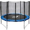 Sport One Sport1 Tappeto Elastico Diametro 183 cm/Rete di Protezione Altezza 160 cm con zip ingresso/Impermeabile resistente ai raggi UV/Struttura in Acciaio Galvanizzato/Facile Montaggio/Made in USA