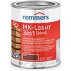 Remmers Vernice trasparente Acqua HK 3in1 teak, 0,75 litri, vernice per legno, per recinzioni, copertura per auto, casette da giardino, impregnante + fondo + finitura in uno