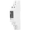 Nikou Contatore Elettrico DIN-Rail, Contatore Energy Elettrica Digitale 220 V 5 (30) A Digitale 1 Fase 2 Filo 1P Din Rail Elettrico Meter Elettronico KWh Meter