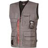 U-POWER DON'T WORRY... BE HAPPY! U-POWER | Gilet da Lavoro FUN, con Tasche Multifunzionali e Chiusura Sicura Velcro, si abbina perfettamente al pantalone Smile e al bermuda Party di U-Power, 60% Cotone 40% Poliestere Twill