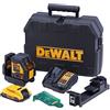 DEWALT DCLE34021D1-QW, Livella Laser a Croce Autolivellante Verde con Batteria 18 V Li-Ion 2 Ah, Autonomia 16 h