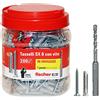 Fischer SX con Vite, Argento, Ø 6