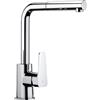 Paffoni MISCELATORE MONOCOMANDO LAVELLO CON DOCCIA ESTRAIBILE LINEA SLY Cromo
