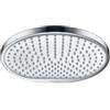 hansgrohe Crometta S - Soffione Doccia, Doccia a Pioggia Rotondo (⌀ 240 Mm) con 1 Getto per Montaggio a Parete/Soffitto, con Funzione Anticalcare, Cromo