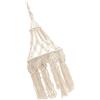 WOONEKY Paralume per Lampada a Sospensione in Macramè Intrecciato, Coprilampada Decorativo Bohémien, Arredo Luminoso per Soggiorno, Camera da Letto e Feste, Effetto Luce Stili multipli