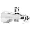 01 02 015 Bocca Vasca con Deviatore, Beccuccio Semicircolare per Vasca da Bagno con Decorazione Nascosta G1/2, Funzione Bolla, Deviatore in Ottone