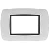 ELETTROCANALI PLACCA LIFE MOD LIVING PLAST BIANCO 3P PZ 10