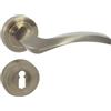 domino ENIGMA-R M3 - Maniglia per porta della stanza, porta dell'ufficio, della cantina e della porta interna, in alluminio e bronzo