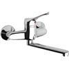 Paini MISCELATORE LAVELLO A PARETE 'PILOT' Cromo 04CR501P1