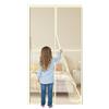 Famoum Zanzariera Magnetica per Porta 175x240cm,Beige - Chiusura Magnetica Automatica, Impedisce Ingresso Insetti, Facile Installazione per Balcone, Soggiorno, Cantina e Terrazza