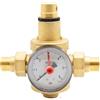 FF FF FF Riduttore di pressione acqua con manometro E-U 11/4MM PN25 ottone CE