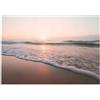 WallArena - Carta da parati fotografica - mare 150x105 cm - Murale fotografico - Per soggiorno e camera da letto - Effetto 3D - con Colla - Tramonto sulla spiaggia